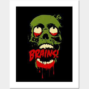 Return of the Living Dead Brains! Zombie Posters and Art